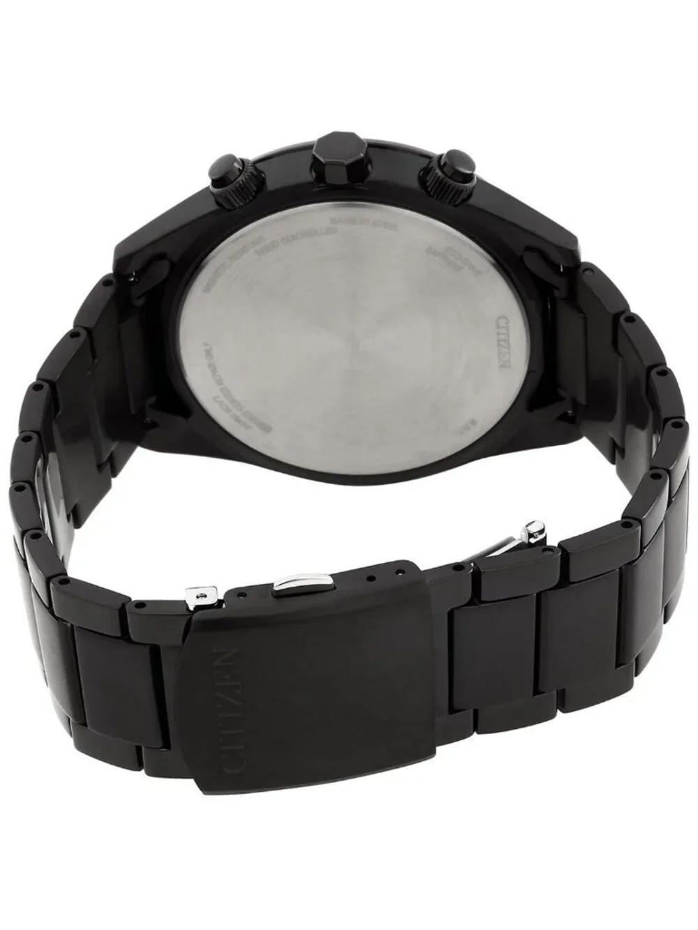 NWT Citizen Perpetual Alarm World Time Chronograph GMT Black Dial Men's Watch